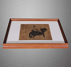 汶川书画装裱配框服务案例